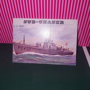 1955 Topps Rails and Sails Sub-Chaser U.S. Navy #166